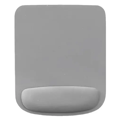 Коврик для мыши с подушкой для запястья эргономичный Серый 