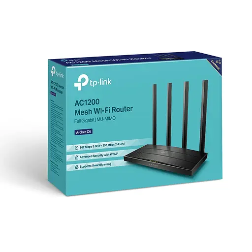 Маршрутизатор TP-Link ARCHER C6 AC1200 4xGE LAN 1xGE WAN MU-MIMO MESH - фото 8