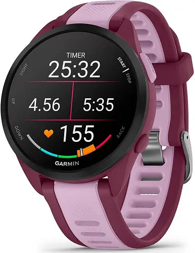 Смарт-часы Garmin Forerunner 165 Music Berry/Lilac 010-02863-33/B3 - фото 7