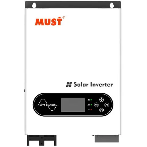 Гібридний інвертор Must PV18-3624ECO, 3600W, 24V, струм заряду 60A, 170-280V, MPPT (100А, 30-320 Vdc), 318×454×122.5 мм 7.8 кг