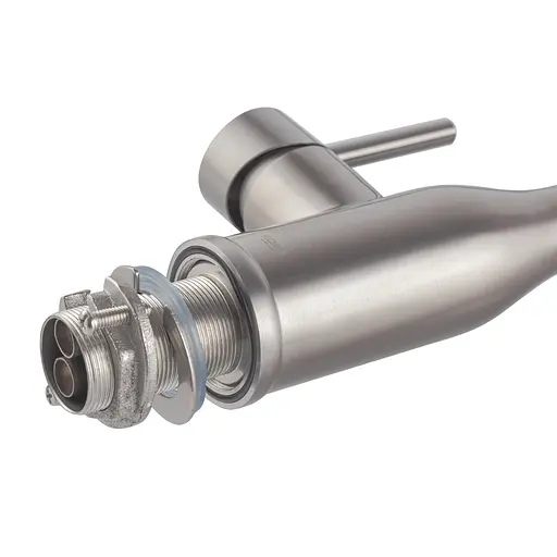 Змішувач для кухні Koer KI-70026-02 із чорним силіконовим виливом KR5209 Нержавіюча сталь - фото 9