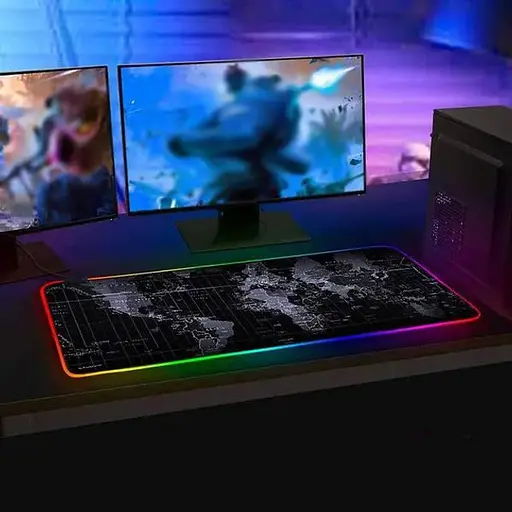 Игровая поверхность FeelTouch с RGB подсветкой 800 x 300 мм Black - фото 3