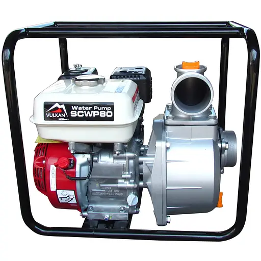 Мотопомпа рукав 75мм, 55м3/год, підйом 30м, чиста вода, SCWP80H, з двиг. HONDA GX160