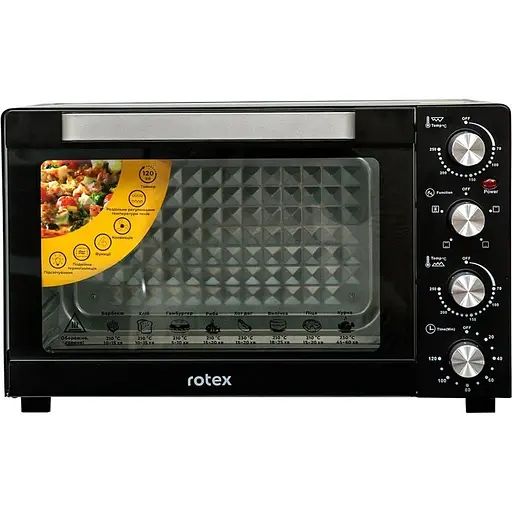 Электрическая духовка Rotex настольная ROT350-B (132446)