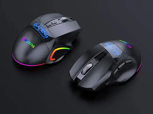 Компьютерная мышь MiKESPN W10 игровая с аккумулятором и подсветкой 2.4 gHz+Bluetooth - фото 7