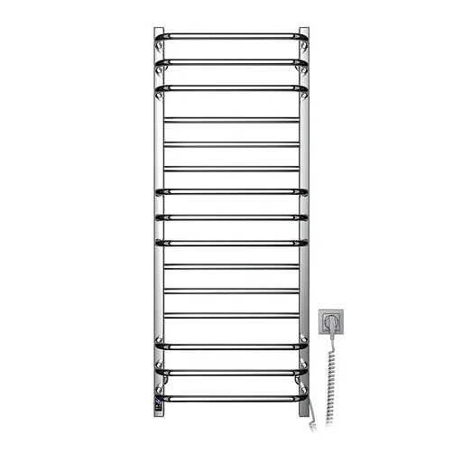 Электрический полотенцесушитель Navin Грандис 480x1200 Sensor правая с таймером полированная 10-043153-5010, Хром, Правое, Электронный - фото 3