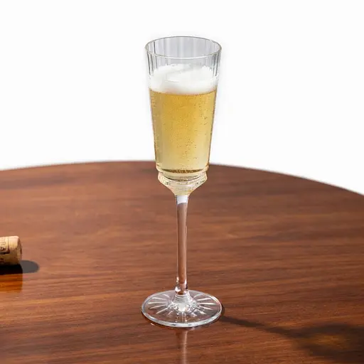 Набор бокалов для шампанского хрустальное стекло CD'A Macassar 6х170 мл (Q4335) - фото 2