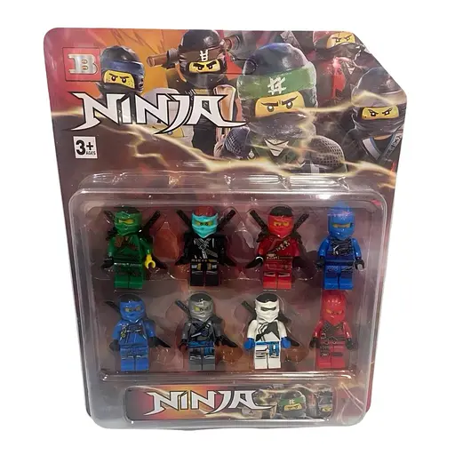 Набір ігрових фігурок Ninjago 8 шт. зі зброєю (33601) - фото 2