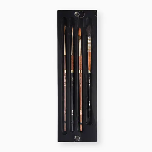 Набор кистей Isabey, 4 шт., профессиональный художественный комплект - фото 4