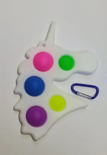 Іграшка Симпл Дімпл Єдиноріг антистрес 12x19 см 5 пупирок - фото 3