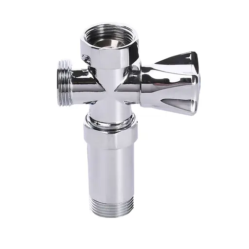 Кран вентильний для пральної машини Q Professional 3/4″x3/4″x3/4″ з подовжувачем NV-QP170 000008977 - фото 2