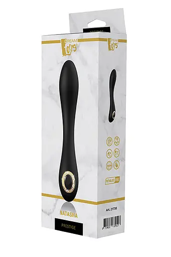 Вібратор Dreamtoys Prestige Natasha Luxxe 20 см чорний - фото 6