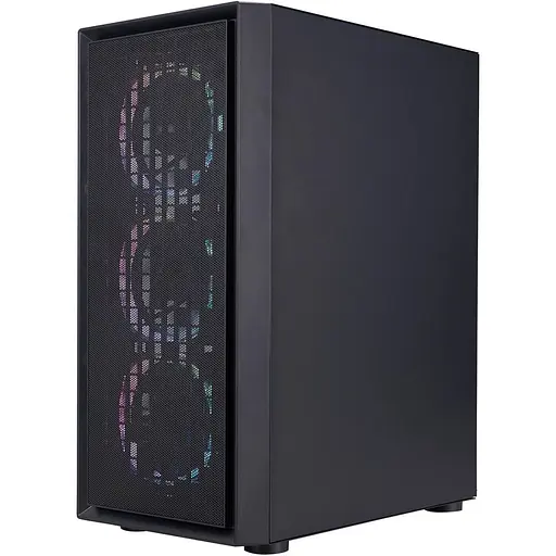 Корпус 1stPlayer Go6-BK-4FS7 Black [146442] - фото 2