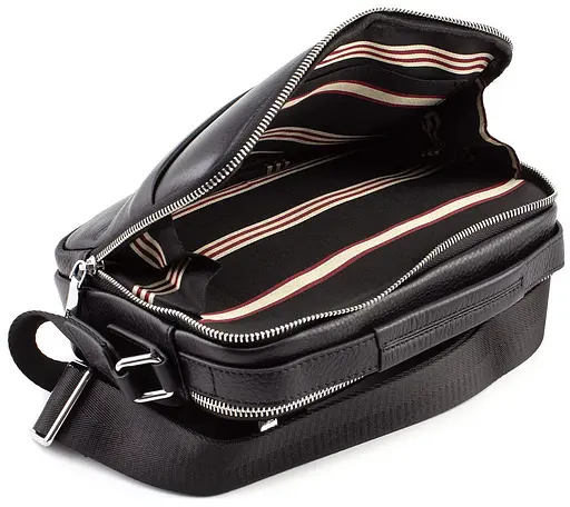 Чоловіча шкіряна барсетка Marco Coverna 26х19х8 см sum0023167 - фото 5