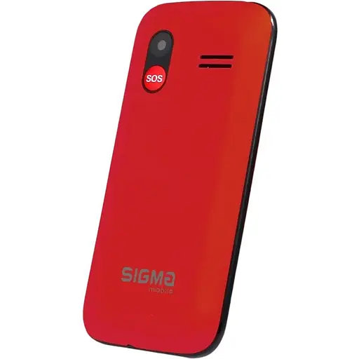 Мобільний телефон (бабушкофон) Sigma mobile Comfort 50 HIT Red - фото 4