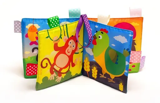 Книга-игрушка. Мягкая книга-пищалка «Кто ест». Автор - Евгений Павлович (Книжный Небоскреб) - фото 3