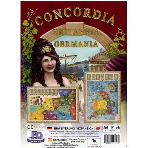 Настольная игра PD-Verlag Конкордия: Британия и Германия (Concordia: Britannia/Germania) (англ.) (PS014) - фото 1