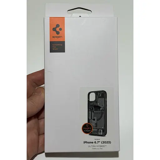 Чохол оригінальний протиударний Spigen Ultra Hybrid Crystal MagSafe для iPhone 14 Plus/15 Plus Zero One ACS06664 - фото 3