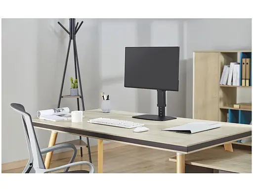 Кронштейн настільний ніжка для монітора Gembird MSD1ST02 17-32 дюйми Black - фото 4