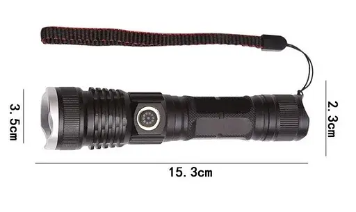 Ручний акумуляторний ліхтар A79-P50 - фото 2