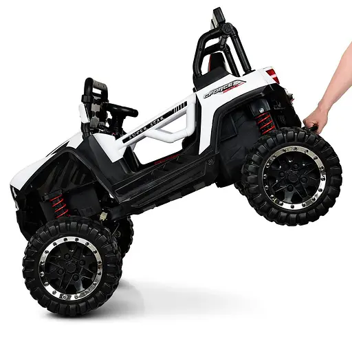 Електромобіль дитячий Bambi Racer M 3804EBLR-1 з USB і MP3 Білий - фото 4