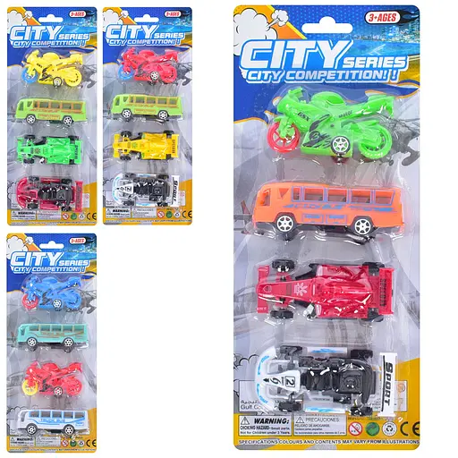 Набор транспорта, 9 см, L778-9A-11A (В ассортименте) - фото 2