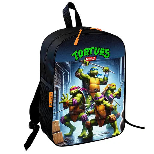 Шкільний рюкзак дитячий Черепашки-ніндзя + Сумка для взуття спортивної форми рюкзак-мішок для хлопчика (01778) - фото 5