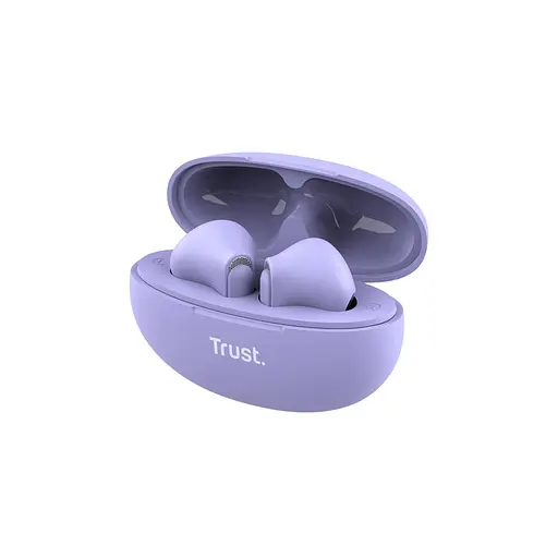 Наушники TWS Yavi Earphones BT 5.3, ENC, SBC, Mic, фиолетовый Trust teh0013163 - фото 6