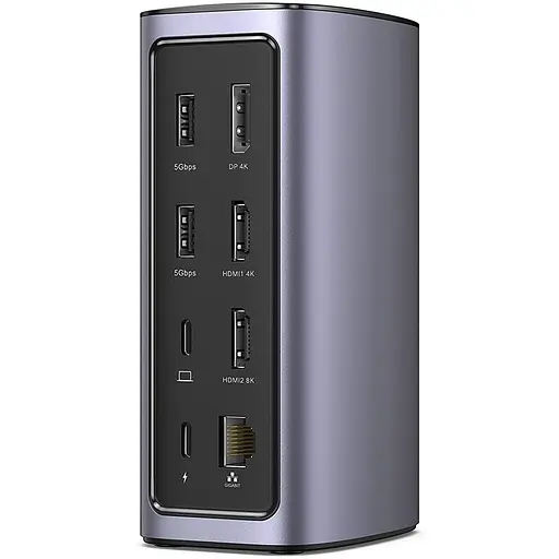 Док-станция Ugreen CM555 Usb-C Multifunction Docking Station Pro 90325 с Type-C разъемом и концентратором на 13 портов - фото 2