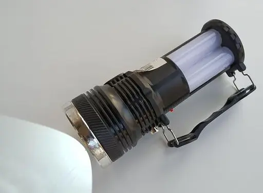 Светодиодный аккумуляторный фонарь Yajia YJ-2881T прожектор переносной фонарь для охраны - фото 3