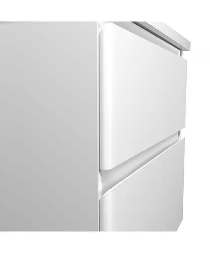 Тумба Мойдодир Сорренто 60-A Білий у ванну з умивальником ID-60 Білий - фото 4