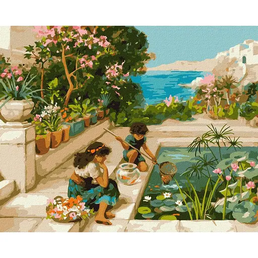 Картина за номерами "Наша золота рибка" ©William Stephen Coleman KHO2554 40х50 см Ideyka