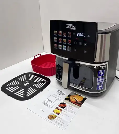 Аэрогриль Zepline ZP-00236 на 12л с сенсорным управлением на 2 ТЭНа 4200Вт Черный - фото 2