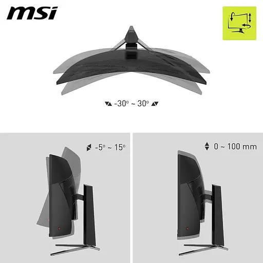 Монітор MSI 31.5" MAG 325CQPF-E18 Curved QHD VA 180Hz (9S6-3DC14H-201) - фото 6