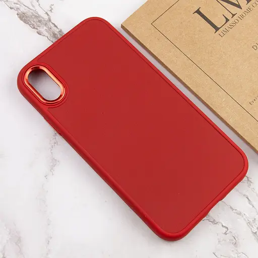 Чохол Epik TPU Bonbon Metal Style для Apple iPhone XS Max 6.5 Червоний/Red - фото 4