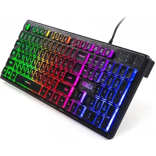 Клавіатура Vinga KB410 black - фото 2