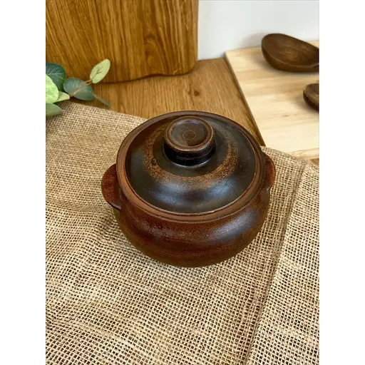 Горшок под жаркое керамический (глиняный) Гладкий 600 мл - фото 2