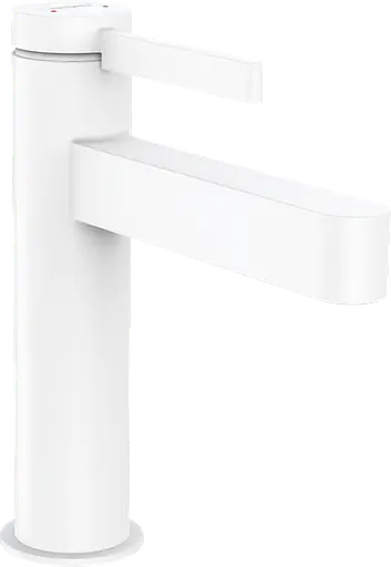 Смеситель для умывальника Hansgrohe Finoris 110 с донным клапаном push-open белый матовый 76020700 Белый матовый - фото 1