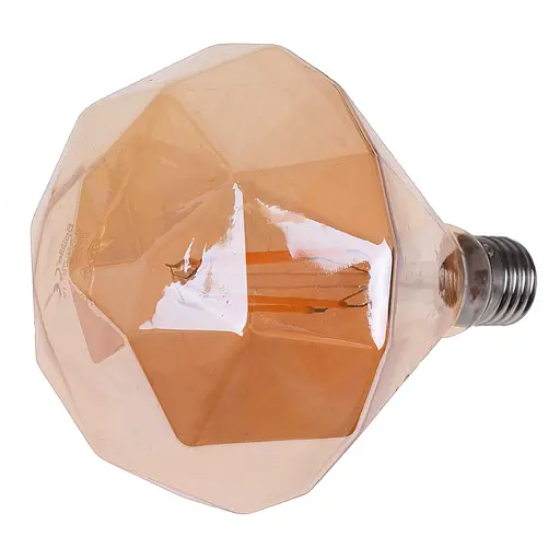 Лампа Brille светодиодная LED 8W E27 COG WW PZ125 Amber 220 В - фото 3