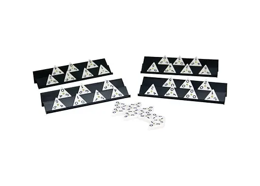 Настольная игра Goliath Тримино в металлической коробке (Triominos Travel Tour edition) + правила на украинском! (360632) - фото 2