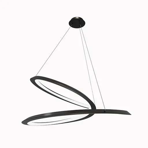 Люстра MJ-Light HELIX D800 4000K BK 12028 - фото 5