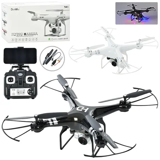 Квадрокоптер на радіокеруванні, 2.4G, 27 см, камера, 43x23x11 см, CK-23 - фото 3