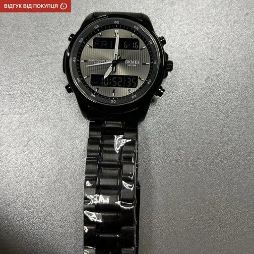 Мужские тактические часы Skmei Columb (Черные) - фото 7