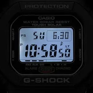Часы наручные мужские Casio G-5600UE-1 Солнечная батарея - фото 4