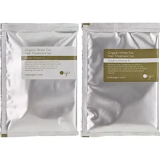 Набір для відновлення пошкодженого волосся O'right Білий чай: відновлюючий крем А 50 мл + органічна сироватка В 30 мл - фото 1