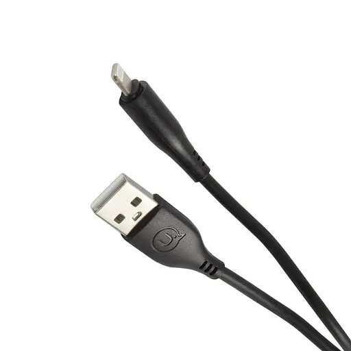 Кабель Usams U18 (US-SJ266) Round USB - Lightning 2A 1 метр чорний - фото 1