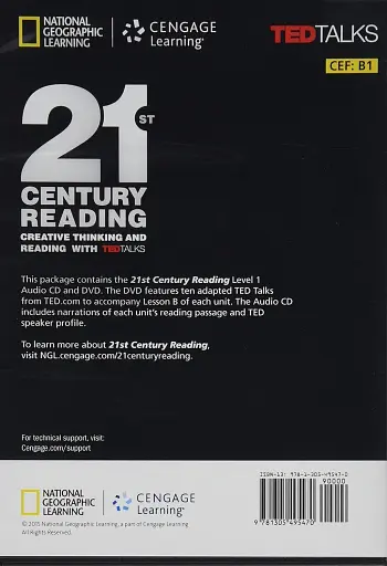 TED Talks: 21st Century Creative Thinking and Reading 1 Audio CD/DVD Package - фото 2
