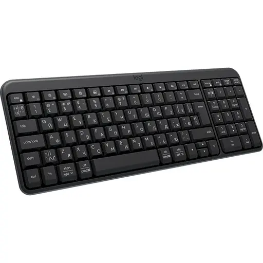 Клавиатура беспроводная Logitech K250 Bluetooth UKR Graphite (920-013822) - фото 1