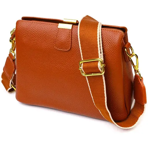 Сумка кожаная женская Vintage 23х17х8 см sum0022705 - фото 1