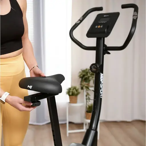 Велотренажер Hop-Sport HS-4000H Grant чорно-золотистий - фото 6